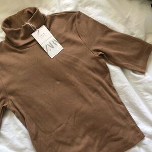 ZARA Ribbed Knit Top